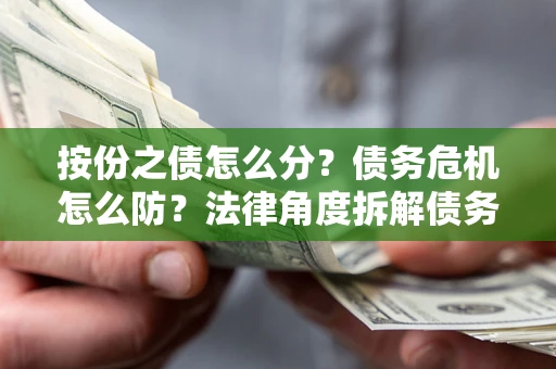 武汉按份之债怎么分？债务危机怎么防？法律角度拆解债务分配与风险自保指南