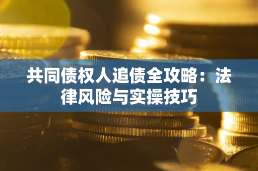 武汉共同债权人追债全攻略：法律风险与实操技巧