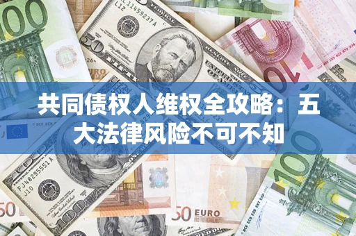 武汉共同债权人维权全攻略：五大法律风险不可不知
