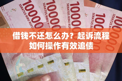 武汉借钱不还怎么办？起诉流程如何操作有效追债