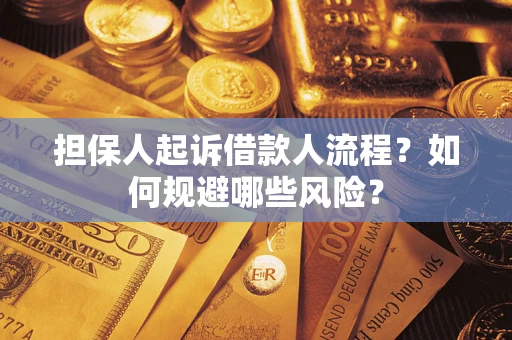 武汉担保人起诉借款人流程？如何规避哪些风险？