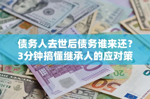 武汉债务人去世后债务谁来还？3分钟搞懂继承人的应对策略